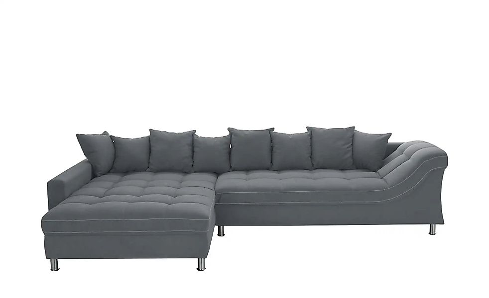 smart Ecksofa  Hanalie ¦ grau ¦ Maße (cm): B: 340 H: 95 T: 226.0 Polstermöb günstig online kaufen