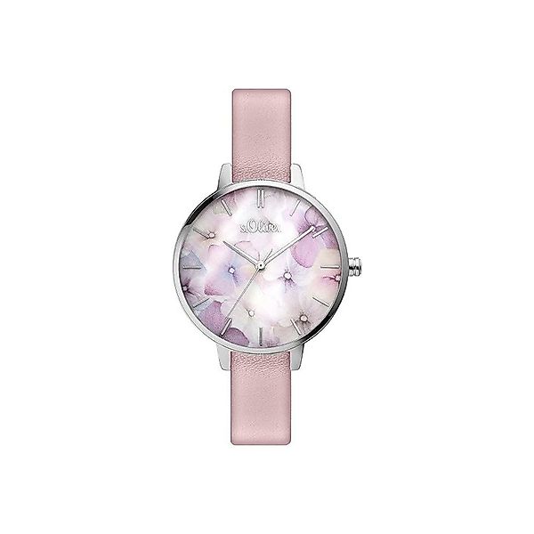 s.Oliver Quarzuhr s.Oliver Armbanduhr mit Lederarmband günstig online kaufen