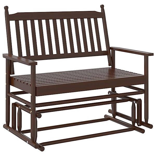 vidaXL Schaukelbank Braun 118x70x104,5 cm Massivholz Pappel günstig online kaufen