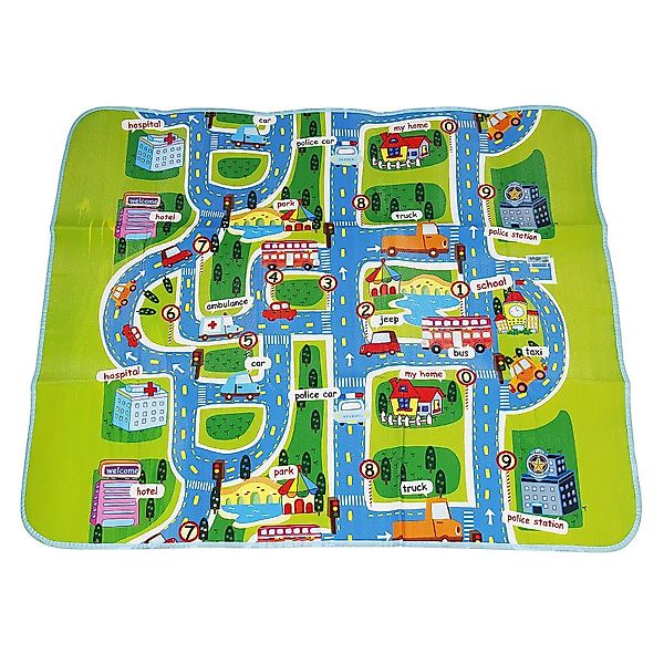 JEOBEST Spielmatte Baby Krabbelmatte Spielteppich Klappbar günstig online kaufen