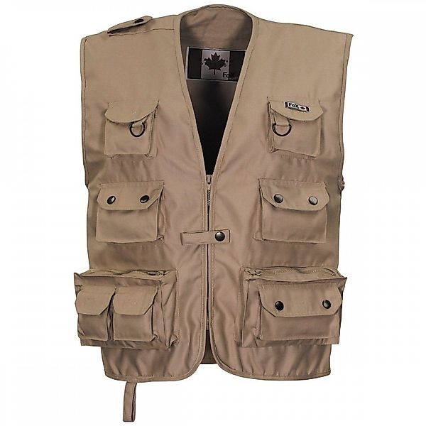 MFH Anglerweste Outdoor Weste, khaki, schwere günstig online kaufen