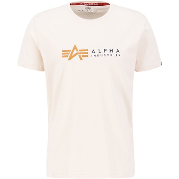 Alpha Industries  T-Shirt Alpha Label T - jet stream white günstig online kaufen