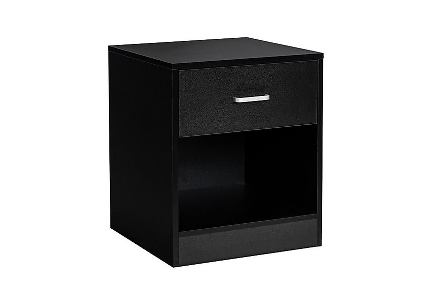COSTWAY Nachttisch (1-St), mit Schublade und offenem Fach, 45x42,5x55cm, sc günstig online kaufen