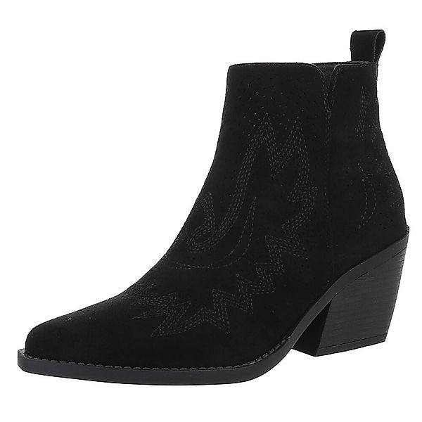 Ital-Design Damen Cowboyboots Western Westernstiefelette (88577287) günstig online kaufen