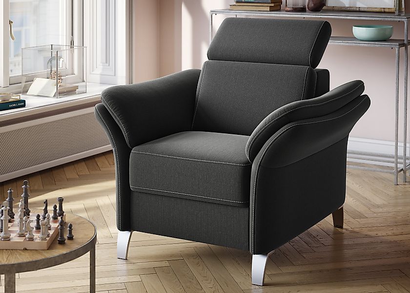 sit&more Sessel Vincenzo, inklusive Kopfteilverstellung günstig online kaufen