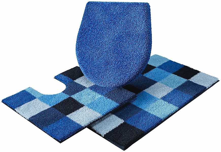 Grund Badematte "Mosaik, Badvorleger, Badezimmer Teppich, sehr weich" Höhe günstig online kaufen