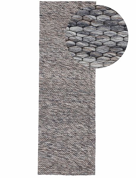 carpetfine Wollteppich »Sina«, rechteckig, 14 mm Höhe, Handweb Teppich, rei günstig online kaufen