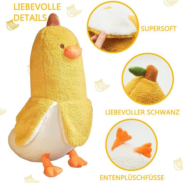 NUODWELL Babykissen Plüschtier Banane Ente Stofftier,Kawaii günstig online kaufen