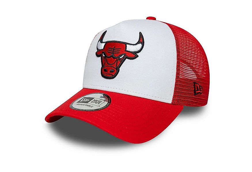 New Era Trucker Cap 9Forty A-Frame Chicago Bulls Patch Cap - White/Red günstig online kaufen