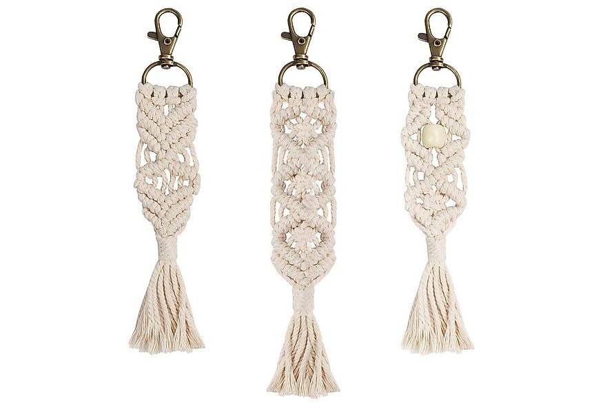 Belle Vous Schlüsselanhänger Handgemachte Mini Makramee Schlüsselanhänger i günstig online kaufen