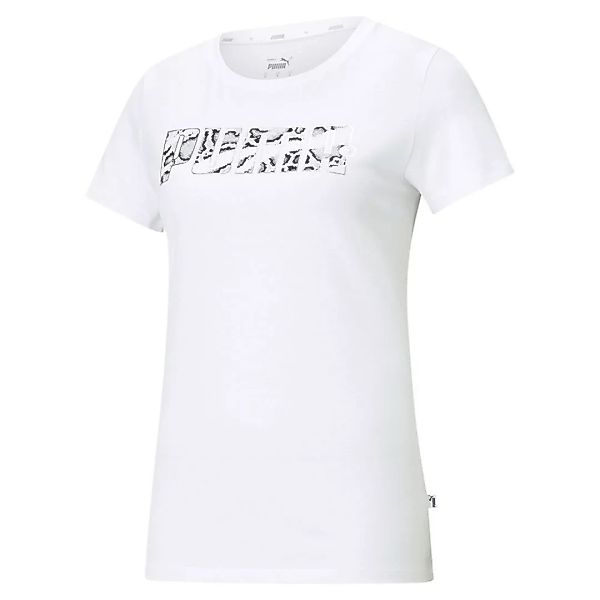 Puma Rebel Graphic Kurzarm T-shirt L Puma White / Untamed günstig online kaufen