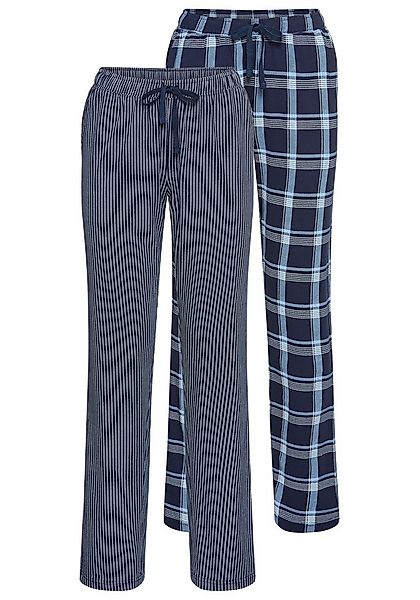 Vivance Dreams Pyjamahose (Packung, 2-tlg) mit Streifen oder Karos günstig online kaufen