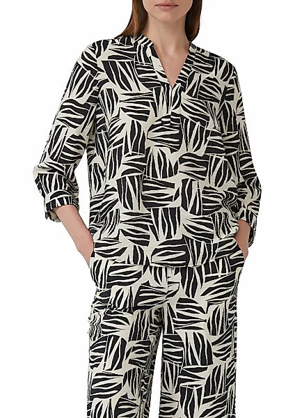 s.Oliver Klassische Bluse, mit All-Over Print günstig online kaufen