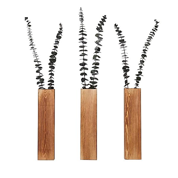 GarveeMore Hängedekoration 2Pack Wandpflanzgefäße Hängende Holz günstig online kaufen