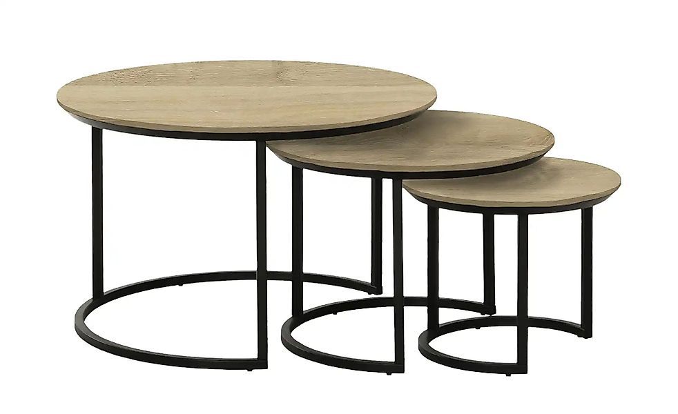 uno Couchtisch 3er Set  Dover ¦ holzfarben ¦ Maße (cm): H: 50,5  Ø: 80 Tisc günstig online kaufen