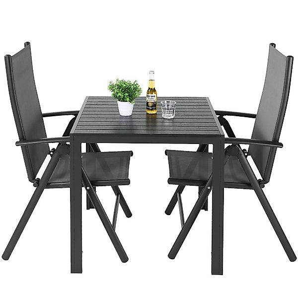 TLGREEN Gartenlounge-Set Gartenmöbel-Set,Balkonmöbel-Set,Aluminium-Sitzgrup günstig online kaufen