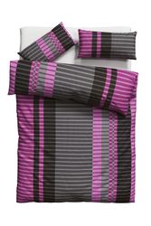 my home Bettwäsche "Philine" 2 tlg. mit modernen Streifen, Bettwäsche aus B günstig online kaufen