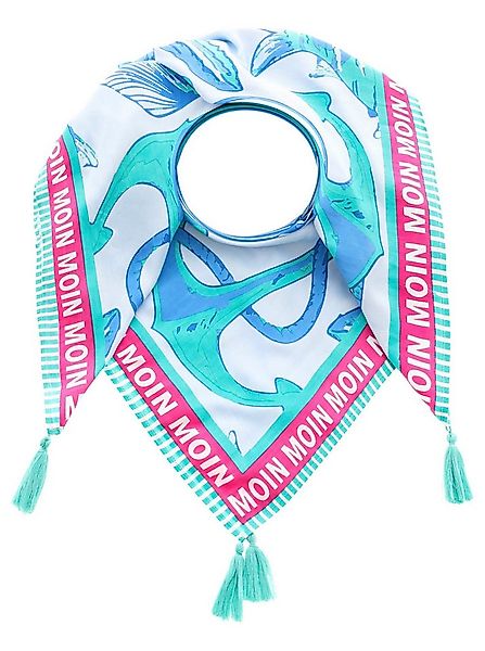 Zwillingsherz Modetuch "Ocean", mit Tasseln günstig online kaufen