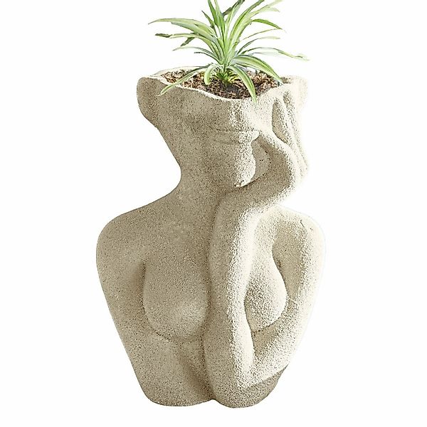 Mirabeau Tischvase Vase Jasim creme günstig online kaufen