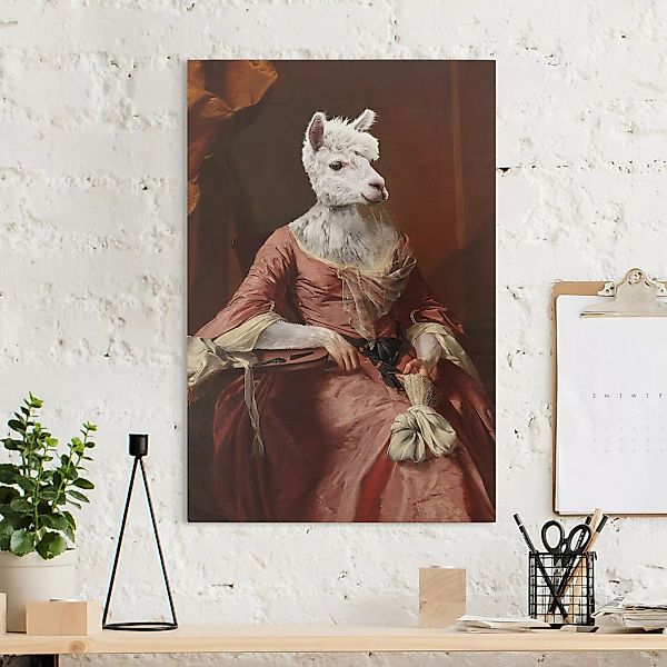 Leinwandbild Lady Alpaca günstig online kaufen