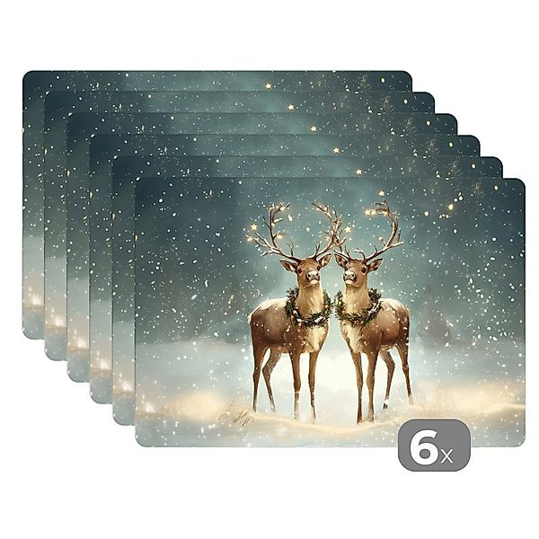 MuchoWow Platzset Weihnachtszauber - Winterwald - günstig online kaufen