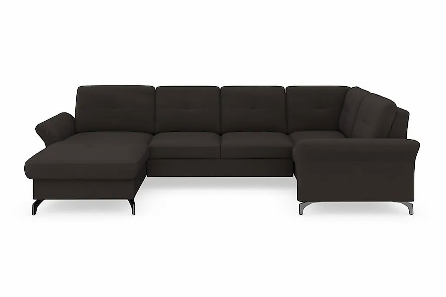 Home affaire Wohnlandschaft "Calando U-Form" wahlweise mit Bettfunktion, Be günstig online kaufen