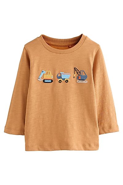 Next Langarmshirt Langärmeliges Shirt mit Applikation günstig online kaufen