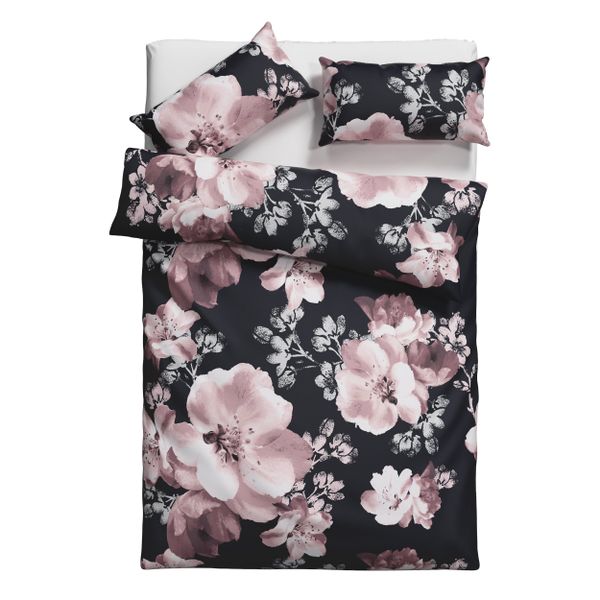 Home affaire Bettwäsche "MELINA" 2 tlg. florale Bettwäsche mit Reißverschlu günstig online kaufen