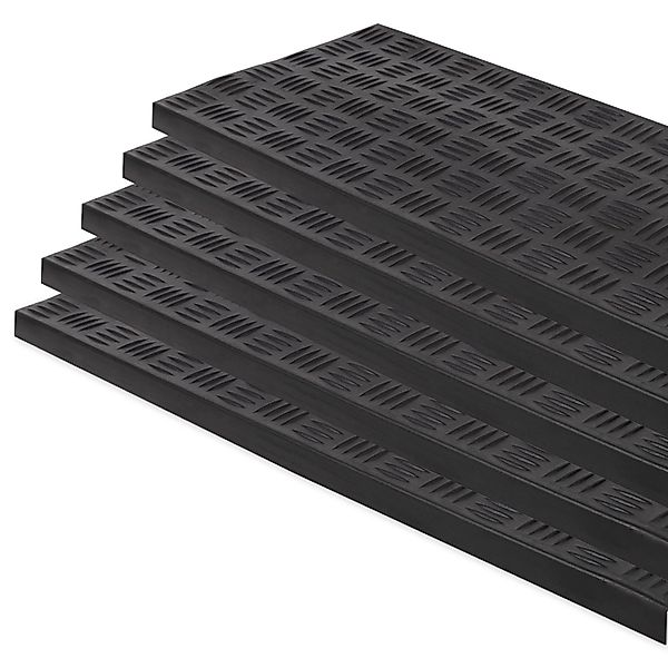 KARAT Gummi Stufenmatte Madras mit Klebestreifen 25 x 75 cm 5er-Set günstig online kaufen