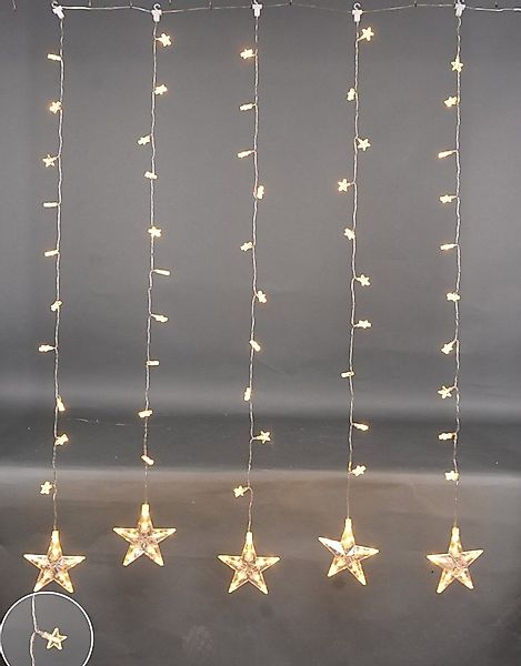 Trend Line LED-Lichterkette TrendLine LED Lichtervorhang Sterne 2,0 x 1,5 m günstig online kaufen
