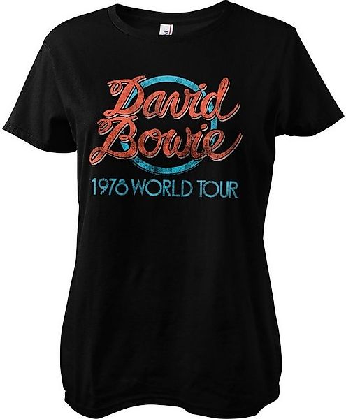 David Bowie T-Shirt 1978 World Tour Girly Tee günstig online kaufen