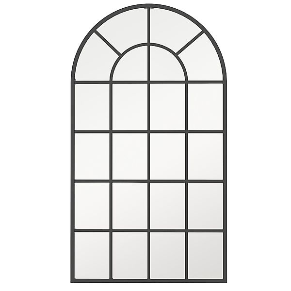 HOMCOM Wandspiegel Flurspiegel mit Metallrahmen (Wohnzimmerspiegel, günstig online kaufen
