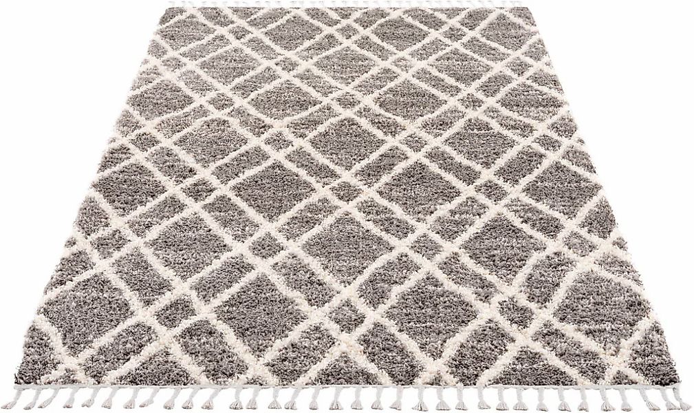 Carpet City "Pulpy 540" rechteckig 30 mm Höhe besonders weich, mit Fransen, günstig online kaufen