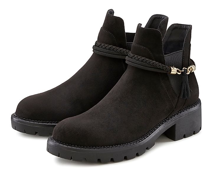 LASCANA Chelseaboots mit abnehmbarem Band und günstig online kaufen