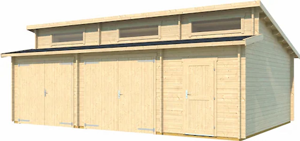 LASITA MAJA Garage »Hawaii«, (Set, Für 2 Fahrzeuge geeignet), Garage + 2 Ho günstig online kaufen
