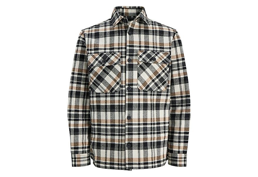 Jack & Jones Langarmhemd JPRRAYLE Melange Check L/S Overshirt SN mit Karomu günstig online kaufen