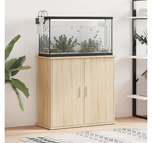 vidaXL Aquariumunterschrank Aquariumständer Sonoma-Eiche 81x36x73 cm Holzwe günstig online kaufen