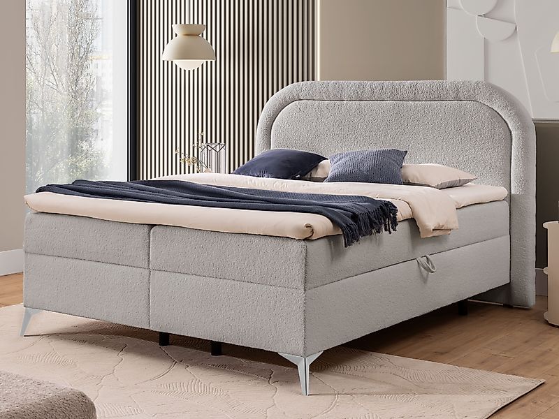 S-Style Möbel Boxspringbett Sonna mit Topper günstig online kaufen