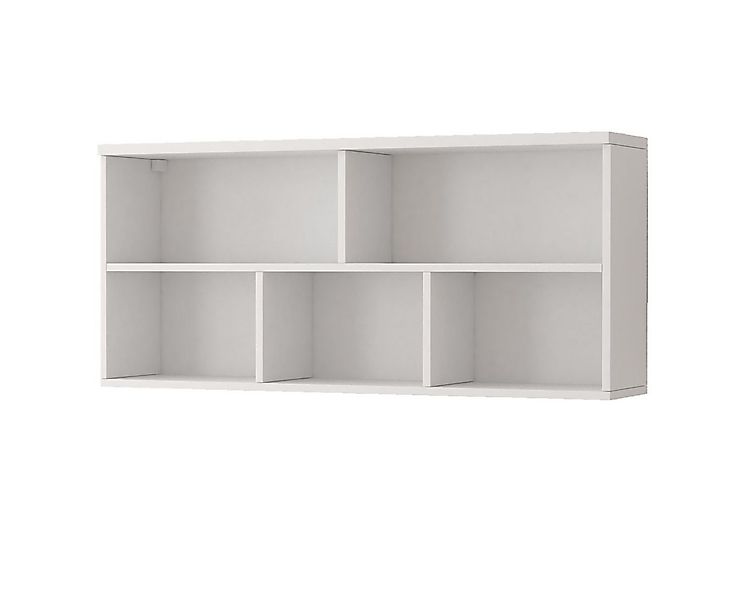 Deine Möbel 24 Hängeregal FAGOT 09 Jugendzimmer Jugendmöbel in Weiß Scandi- günstig online kaufen