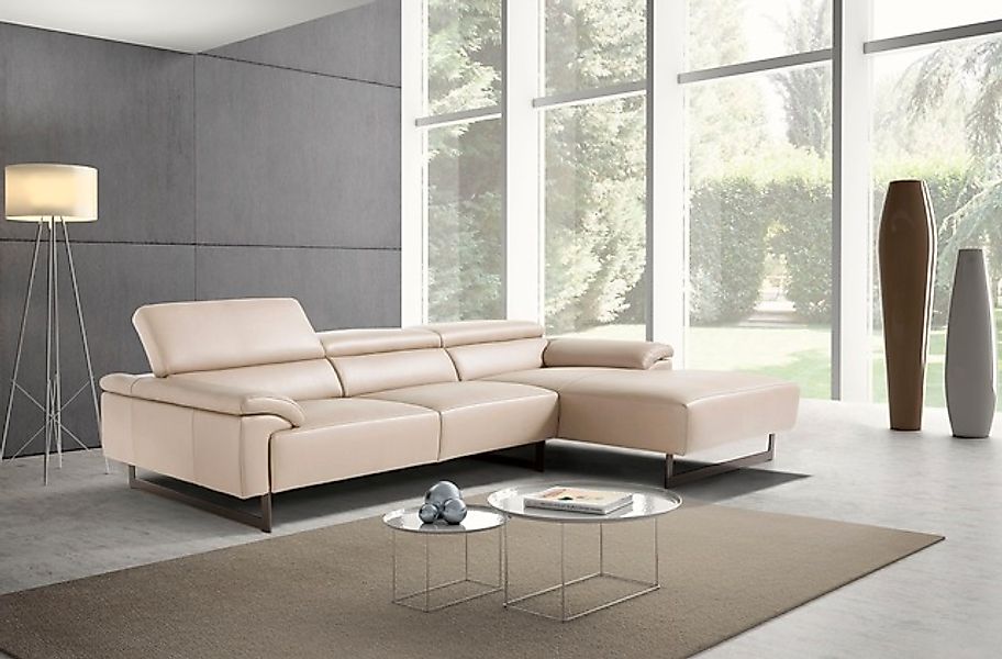 Egoitaliano Ecksofa »Malika, edel und bequem, Designsofa mit hochwertigen B günstig online kaufen