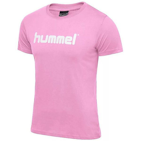 Hummel Go Cotton Logo Kurzärmeliges T-shirt M Cotton Candy günstig online kaufen