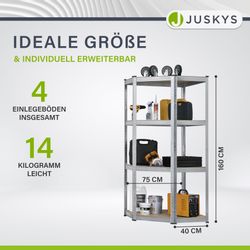 Juskys Eckregal Corner Easy, 1-tlg., Schwerlastregal günstig online kaufen