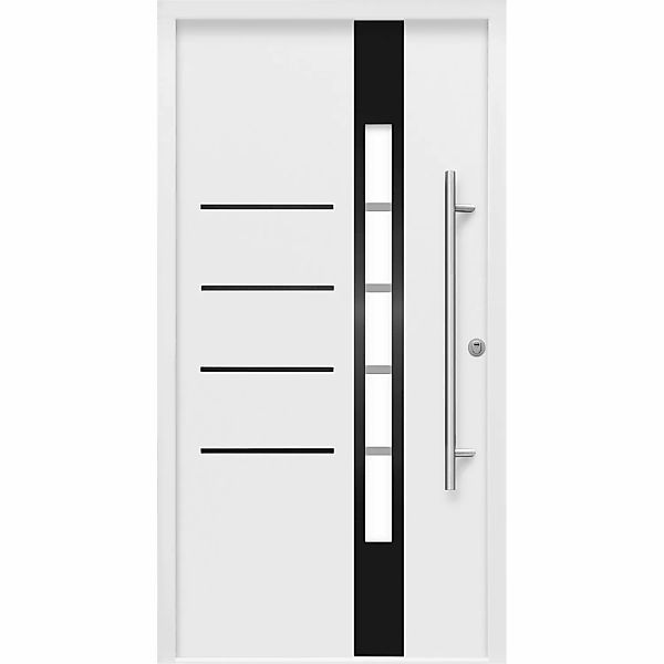 Splendoor Thermospace Sicherheits-Haustür Berlin Prime RC2K Weiß 110x210 cm günstig online kaufen