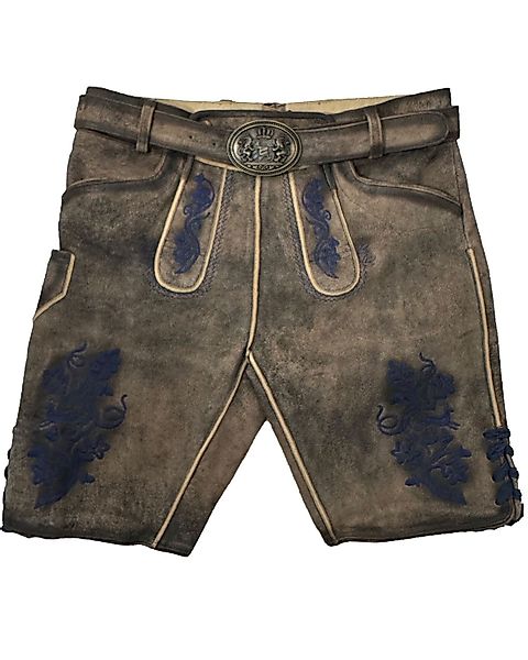 Maddox Trachtenlederhose 'Utz' mit Gürtel, Wildbock günstig online kaufen