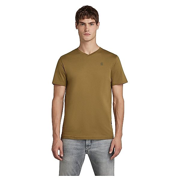 G-star Kurzarm V-ausschnitt T-shirt 2XS Light Antic Green günstig online kaufen