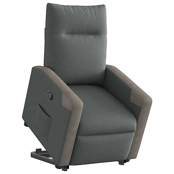 vidaXL Relaxsessel mit Aufstehhilfe Dunkelgrau Stoff 3324091 günstig online kaufen
