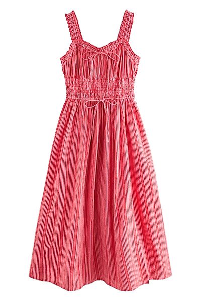 Next Midikleid Midi-Trägerkleid mit Bindedetail vorne, günstig online kaufen