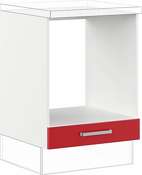 IMPULS KÜCHEN Herdumbauschrank ""Turin", Breite/Höhe: 60/72,3 cm, mit Soft- günstig online kaufen