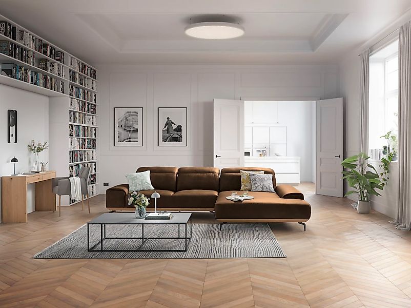 Musterring Wohnlandschaft "MR 2490 Ecksofa mit erstklassigem Sitzkomfort, L günstig online kaufen