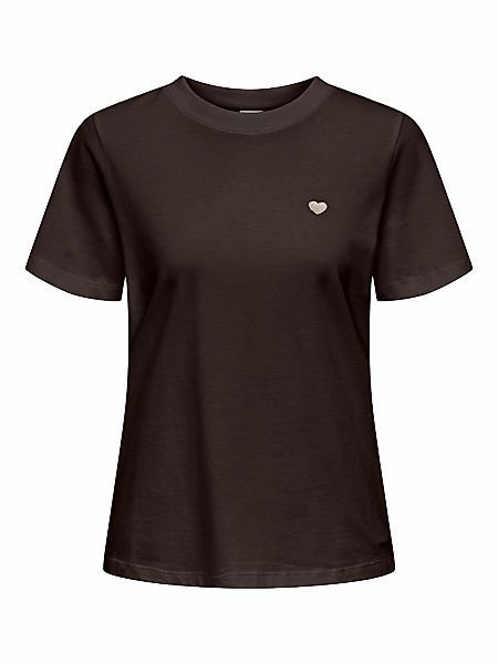 JDY Kurzarmshirt "JDYPISA S/S PRINT TOP JRS NOOS", mit Herz Stickerei günstig online kaufen